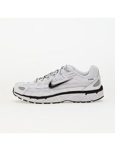 Nike P-6000 White/ Black-Metallic Silver-Black