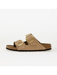 Birkenstock Arizona Big Buckle Nubuk Leather Sandcastle