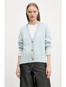 Guess Jeans cardigan in cotone colore blu W4BR81 Z3HM1