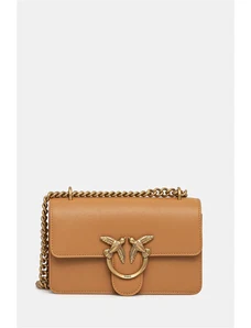 Pinko borsa a mano in pelle colore marrone 100074 A0F1