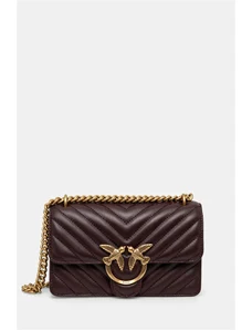 Pinko borsa a mano in pelle colore marrone 100074 A0GK