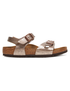 Asso Sandali da bambina con borchie e catena, Sandali, colore BLACK