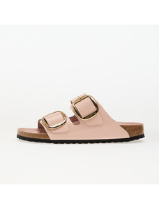 Birkenstock Arizona Big Buckle Natural Leather Patent High-Shine Light Rose