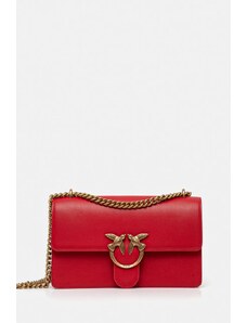 Pinko borsa a mano in pelle colore rosso 100941 A0F1