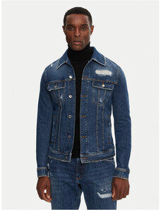 Dolce Gabbana Giubbino denim blu scuro