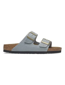 Birkenstock infradito in pelle Arizona donna colore grigio 1029253
