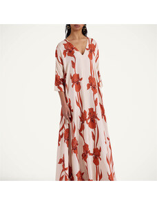 Abito Allattamento Lungo Smallshow - Vestito Premaman Estivo Con Spacco - Foto 7