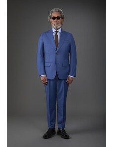 Abito Da Smoking Da Uomo 3 Pezzi - Revers A Lancia - Colore Vino Rosso - Taglia L