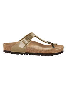 Birkenstock Infradito Gizeh in Birko-Flor dermoaffine oro
