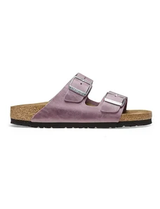 Birkenstock infradito in pelle Arizona donna colore violetto 1025490