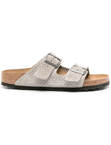 BIRKENSTOCK Sandalo Arizona grigio pelle scamosciata