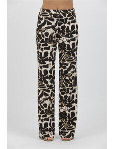 Pantaloni A Carota Boho GARDEN, Pantaloni Larghi Con Fiori Boho, Pantaloni Harem Floreali, Pantaloni Larghi Botanici, Pantaloni Estivi Casual, Pantaloni Eleganti - Italia - Foto 2