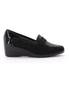 Mocassini con zeppa in camoscio per donna • Il Mio Mocassino
