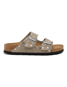 Birkenstock SANDALO ARIZONA RIVET BORDER BEIGE