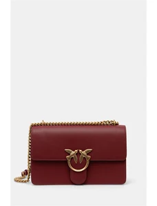 Pinko borsa a mano in pelle colore granata 100941 A0F1