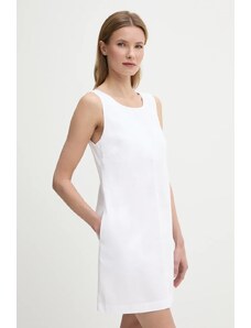 Calvin Klein Jeans vestito in cotone colore bianco LV047AB000