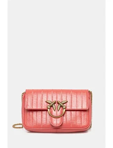 Pinko borsa a mano in pelle colore arancione 100061 A1VE
