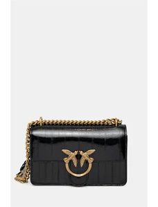 Pinko borsa a mano in pelle colore nero 100074 A1VE