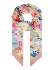 BORBONESE FOULARD FARFALLA ARANCIOBLU