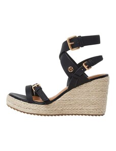 ELENA IACHI sandalo zeppa doppia nera incrocio - Stileo.it ELENA IACHI sandalo zeppa doppia nera incrocio - Stileo.it