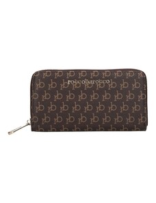 Portafoglio zip around da donna Roccobarocco RBR910P3303 Marrone