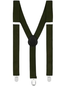 Bretelle Unisex Extra Larghe - 4 Cm - Regolabili Ed Elastiche Con Clip Resistente - Uomo E Donna