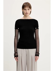 iChunhua Maglione leggero a collo alto da donna a collo alto con spacco laterale UK a maniche lunghe con tasche, Beige, S