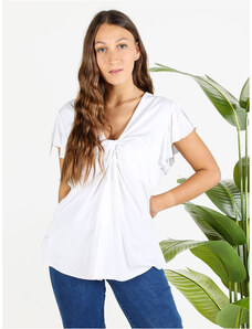 Maglietta Estiva Comoda Sipaya T-shirt Da Donna Basic Con Scollo A V Tee Loose Fitting Casual Maglietta Comoda Maniche Corte
