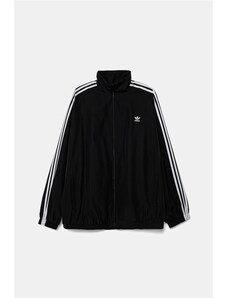 adidas Originals felpa OVERSIZED TT donna colore nero con applicazione JD3392