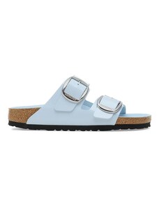 Birkenstock infradito in pelle Arizona Big Buckle donna colore blu 1030327