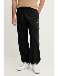 adidas Originals pantaloni in cotone Essentials uomo colore nero JX3913