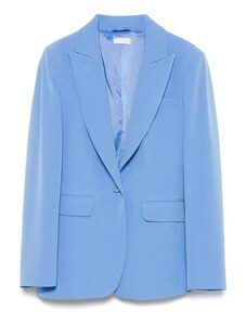 Blazer Donna Aperto Davanti Con Maniche Lunghe - Giacca Elegante Per Ufficio E Business, Poliestere E Cotone - Foto 9