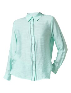 Surkana camicia in viscosa manica corta color cammello