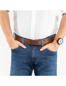 Cintura Uomo In Pelle Vera - Fibbia Metallo Spazzolato, No Logo, Qualità Premium - Foto 3