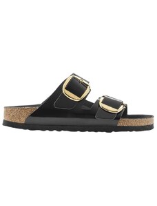 BIRKENSTOCK SANDALO DONNA " ARIZONA BIG BUCKLE " - NERO VERNICE