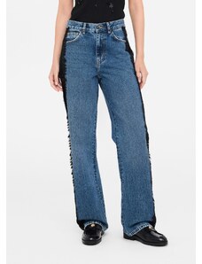 Jeans Bootcut Jeans A Zampa Con Scarpe Da Ginnastica Minetom Donne