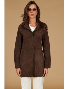 Allegra K Cappotto Donna Trench Doppio Petto Con Tasche, Manica Lunga, Colletto A Rever, Nero, Taglie XS-XXL