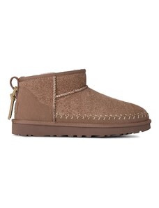 UGG stivali da neve in camoscio Classic Ultra Mini Biarritz