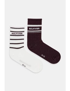 Tommy Hilfiger calzini pacco da 2 colore granata 701236457