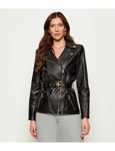 Elisabetta Franchi Di pelle giacca Regular Fit