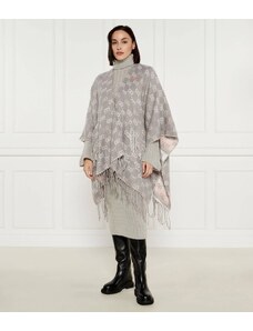 Poncho Mantella In Pelliccia Sintetica Donna - Scialle Elegante Per Matrimoni E Feste