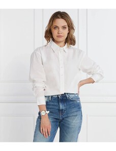 Camicia Pepe Jeans Edita Donna - Viscosa 100% Con Scollo A V E Bottoni Decorativi