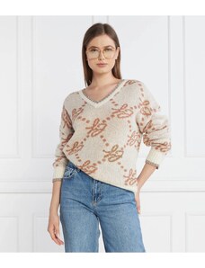 Brave Soul Cardigan natalizio rosa e verde a righe con bottoni