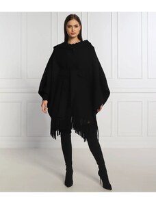 Poncho Invernale Donna - Scialle In Maglia Con Pelliccia - Elegante E Morbido - Foto 2