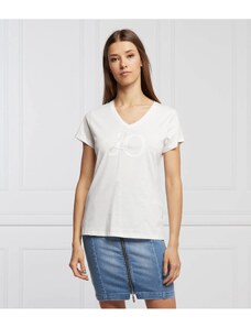 Maglietta Donna Con Scollo A V - T-Shirt Casual In Cotone Stretch - Elegante E Comoda Per Tutti I Giorni - Foto 8