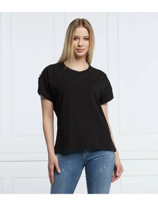 t Shirt da donna Liu Jo con cut out gioiello e inserto