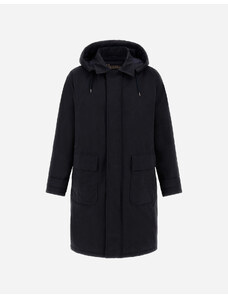 Felpa Uomo Con Cappuccio E Cerniera - Leggera, Slim Fit, Giacca Sportiva Invernale, Nero