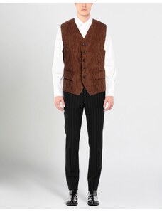 HISDERN Gilet da Uomo in Cotone Elegante Classico Panciotto Uomo