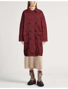 ASOS DESIGN Cappotto morbido bouclé bordeaux-Rosso