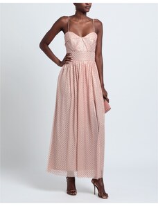 Kaiia Vestito lungo trasparente con paillettes e laccetti color - Main Image